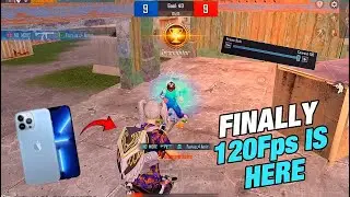 New Update 120Fps Test ❤️ | iPhone 13 Pro Max | PUBG Mobile