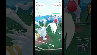✨Reshiram V/S✨Lugia PVP Legendary Fight in #pokemongo