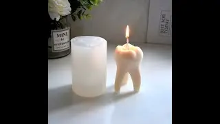 Tooth Candle Silicone Mold Tooth Shape Forms for Candles Silicone