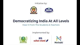 Democratizing India with AI Education at All Levels