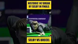Historic! Mark Selby&rsquo;s Iconic 147 Break in 2023 World Final vs Luka Brecel