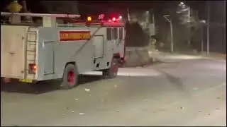 Another Fire Broke out at Dal - Kant bagh Nehru park - Aqua Grass Involved - Firr Station Nehru park