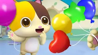 Surprise Balloons Song | Learn Colors with Balloons | Nursery Rhymes & Kids Songs | Mimi and Daddy