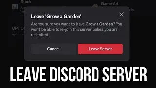 How to Leave Discord Server on PC (2026)