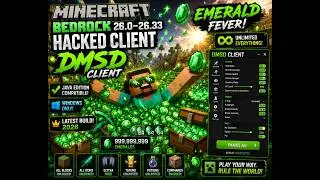 Minecraft Bedrock 26.0–26.33 Hacked Client (DMSD) | Java Edition Compatible | Windows | Latest Build