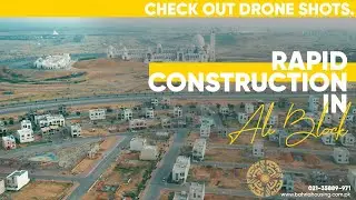 Ali block | Bahria Town Karachi | 500+ Villas are ready | Drone shoot