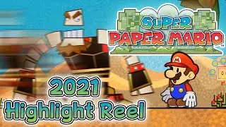 Super Paper Mario Speedrunning - 2021 Highlight Reel