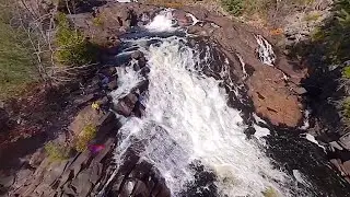 Onaping Waterfalls #dronefootage #hiking 