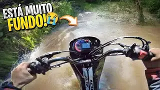 ENTREI DENTRO DO RIO NA POP110i / SÓ NÃO CONTAVA COM ISSO!