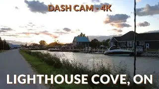 Lighthouse Cove, Ontario: 4K Drive along the Shores of Lake St. Clair | Explore Coastal Beauty 🚗🌅
