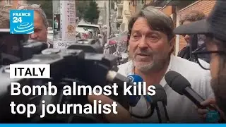 Italy: Bomb explodes outside home of top investigative journalist &bull; FRANCE 24 English