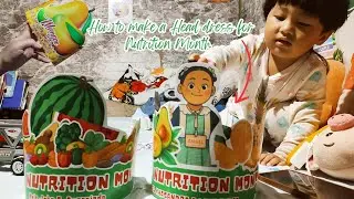 How to Make an Easy Headdress Using Canva | Nutrition Month DIY✨
