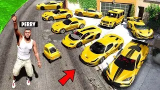 Collecting LUXURY 24K GOLD SUPERCARS in GTA 5!
