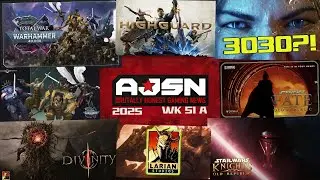 AJS News- TOTAL WAR 40K!, Star Wars KOTOR 3 in 2030?, Larian's New DIVINITY, HighGuard Next CONCORD?