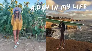AUTUMN VLOG in California | surfing, pumpkin patch, swim photoshoot