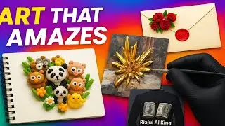 ASMR Satisfying Book Destruction | Magic Reveal Art with Knives & Brushes | Stop Motion Clay ASMR