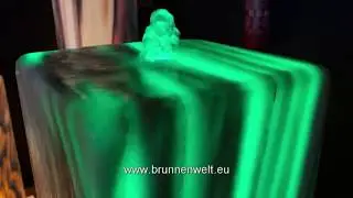 S&ouml;lkermarmor Lichtstele mit RGB Licht