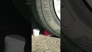 EXPERIMENT 🤩👏🤩 Bowling Pin & Cream Jar vs Car Tire Crushing #crusher #cream #bowling #asmr #ytshorts