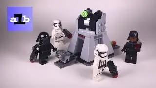 LEGO 2016 STAR WARS 75132 First Order Battle Pack, The Force Awakens Time Lapse Build