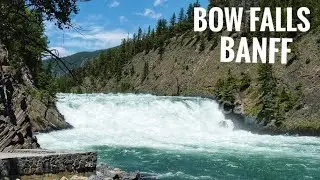Bow Falls - Banff Downtown | 4K | Banff National Park | Alberta, CANADA