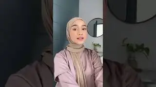 Tutorial hijab pashmina simple