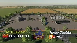 Farming Simulator 19 | Multimap | 4K Fly Thru