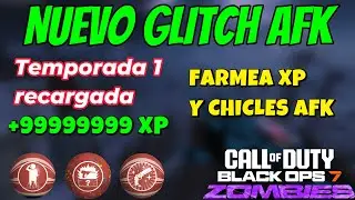BO7 ZOMBIES NUEVO GLITCH AFK T1 RECARGADA XP Y CHICLES INFINITOS