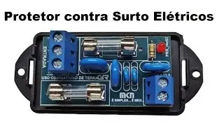 Protetor de surtos elétricos para motor de Portão Automático