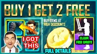 How To Claim Free FFCS Emote | Buy 1 Get 2 Free Event Details | Claim Free Emote ✓