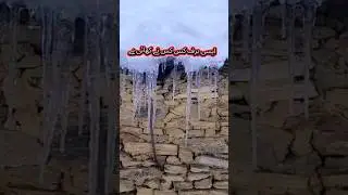 Iceland of Pakistan | Mansehra snowfall and frozen homes in Chattar #snowfall #frozen #iceland