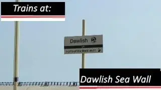 Trains at Dawlish Sea Wall 15/08/2025