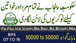 Jobs in Government Of Punjab 2019,Finance department , Online Jobs By Student Tips