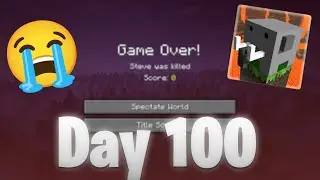 how I got die in craftsman 100 days survival series (end of the series 😭)