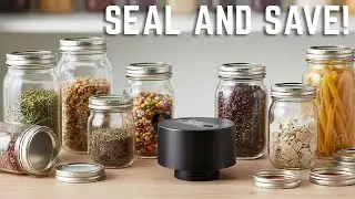 Store your food longer with this electric mason jar sealer