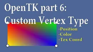 Basic OpenTK part 06 -  Creating a Custom Vertex Type