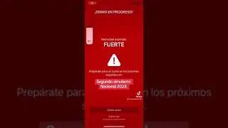 Simulacro nacional 2023 CDMX
