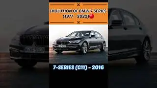 EVOLUTION OF BMW 7-SERIES (1977 - 2022)🔴🤯🤯. #shorts #trending #lambardar #evolution #bmw #viral