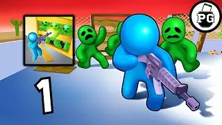 Fight Endless Waves of Zombies 🧟&zwj;♀️ Z defense - Zombie Games - Gameplay Walkthrough |Part 1|
