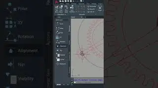 #autocadshorts 45 | dynamic block; Rotate