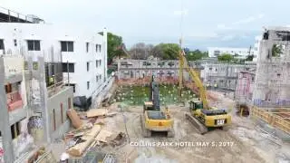Collins Park Hotel Aerial Video May 5th 2017
