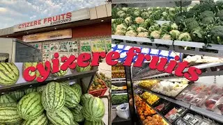 CYIZERE FRUITS: Ahantu hari imbuto zubwoko bwose, ibiciro sibyanunguye😂