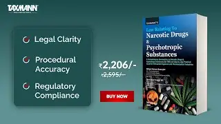 Law Relating to Narcotic Drugs & Psychotropic Substances – Legal Treatise & Guide on NDPS Act 1985