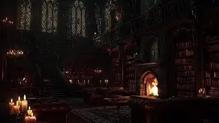 Lonely Ancient Castle in the Dark 🌙 | Steady Night Rain  🌧 | Healing Sleep & Total Relaxation