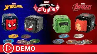 Battle Cubes Marvel Unboxing Avengers Vs. Spiderman 🪨🖐️ ✂ | COLORBABY