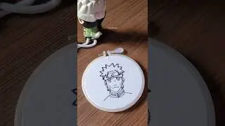 Naruto #embroidery #naruto #anime #narutoedit #craft #ytshorts #trending #viral #shorts #drawing #yt