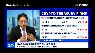 Crypto Treasury Stocks at Risk? NASDAQ Scrutiny, Strategy & Metaplanet | Peter Chung on CNBC Asia