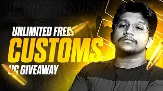UNLIMITED UC! | BGMi Custom Room LIVE | PUBG MOBILE INDIA | Battlegrounds Mobile India