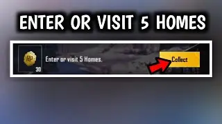 ENTER OR VISIT 5 HOMES | HOW TO COMPLETE ENTER OR VISIT 5 HOMES MISSION IN BGMI & PUBG MOBILE