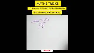 MATHS TRICKS Q.NO.3 #tet #sgt #dsc #shortcuts #ssc #cgl #banks #railways