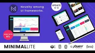 Minimal Lite - Responsive Bootstrap 4 Admin, Dashboard & WebApp Template | Themeforest Website